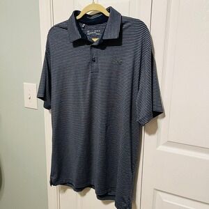 UNDER ARMOUR men's‎ golf loose fit size XL extra large striped shirt
